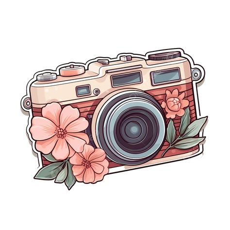 aesthetic cute sticker digital camera bullet journal aesthetic cute sticker png Printable Stickers For Journaling, Aesthetic Camera Stickers Printable, Cute Stickers White Background, Doodles Png Aesthetic, Aesthetic Stickers For Laptop Printable, Cute Design For Scrapbook, Scrapbook Stickers Png Aesthetic, Cute Doodle Paintings, Cute Pictures For Stickers