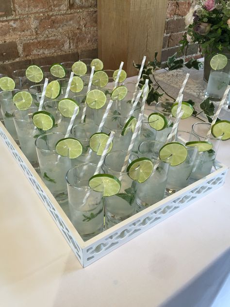 Mojito Decoration, Mojito Bar Ideas, Mojito Themed Party, Drinks Birthday Party, Cocktail Party Aesthetic Decor, Predrinks Party, Cocktail Party Ideas Decorations, Cocktail Party Decorations, Drink Buffet