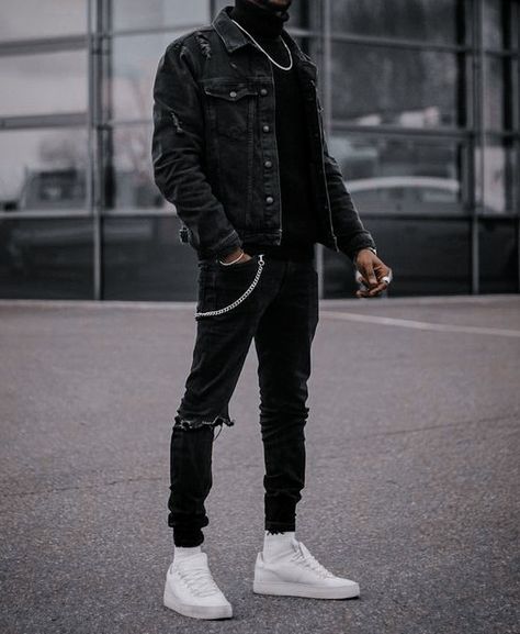 Bad Boy Outfits, Outfits For Teenage Guys, Bad Boy Style, Black Outfit Men, Trendy Boy Outfits, Hype Clothing, Mens Casual Outfits Summer, By Any Means Necessary, Stylish Men Casual