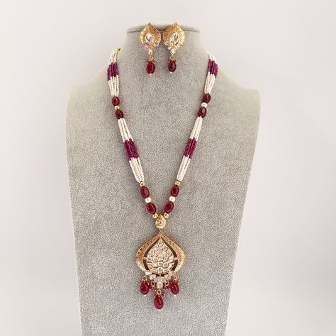 Amrapali inspired premium kundan mala gold plating Silver foiled kundan haar/Traditional long necklace/Indian wedding/Bridal Jewelry Mala Design Jewellery, Pearl Jwellary, Long Necklace Indian, Kundan Mala, Mala Designs, Kundan Jewellery Set, Choker Necklace Designs, Fancy Jewelry Necklace, Diy Charm