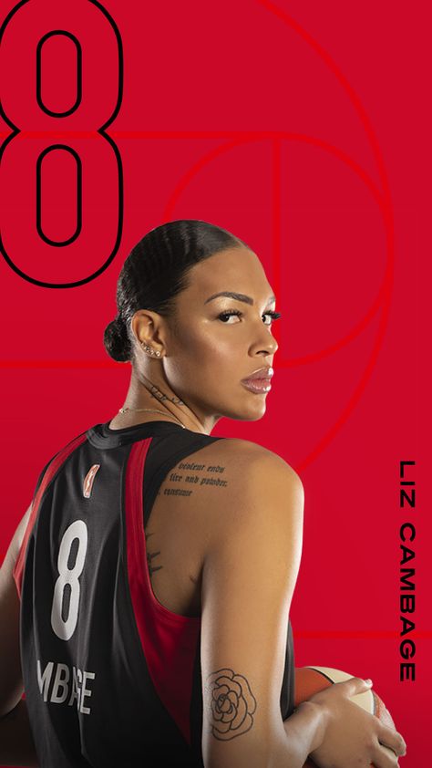 Las Vegas Aces Liz Cambage Basketball wallpaper WNBA Graphic Designer: Ellie Lukova Handball, Wnba Women Wallpaper, Wnba Women, Liz Cambage, Basketball Pictures Poses, Tv Kids, Basketball Workouts Training, Las Vegas Aces, Foto Sport