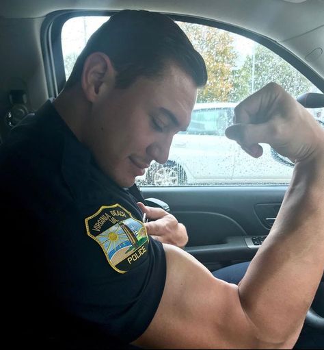 Mostly pics of cops doing their job but also hot men in uniform. Gentleman, Tumblr, Cop Uniform, Hot Cops, Men In Uniform, Military Men, In Car, Man Crush, Transformation Body