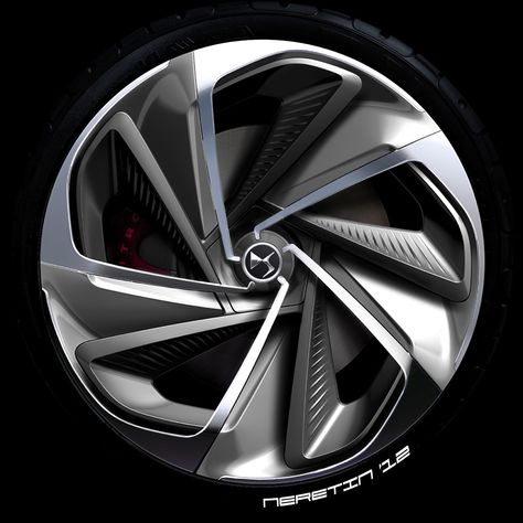 Citroen Numero 9 Concept Wheel Design Sketch 147 Fiat, Citroen Concept, Car Wheels Diy, Car Wheels Rims, Wheel Art, Wheel Design, Rims And Tires, Rims For Cars, Car Design Sketch