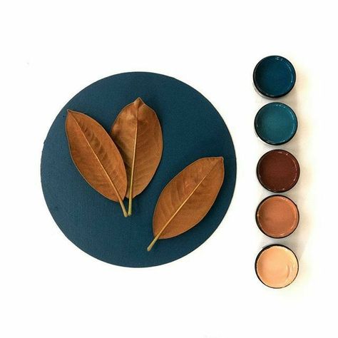 Bohol, Blue Color Wheel, Copper Colour Scheme, Teal Color Palette, Hantverk Diy, Visuell Identitet, Midnight Blue Color, Color Schemes Colour Palettes, Color Palette Design