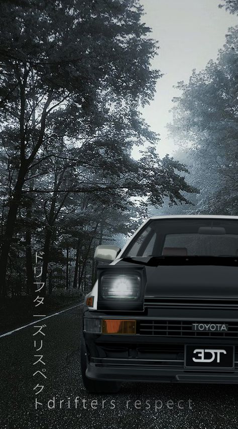 Art Cars Wallpaper, Cars Logo Wallpaper, Ae86 Trueno Wallpaper, Ae86 Wallpaper, Toyota Wallpaper, Aesthetic Drive, Trueno Ae86, Ae86 Trueno, Wallpaper Carros