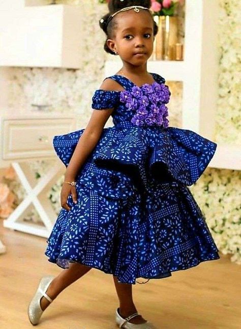 60 Cute Ankara Styles for Kids - Kaybee Fashion Styles Girls Ankara Dresses, Ankara Dress Styles For Kids, Baby Gown Styles, Kids African Dresses, Kids Ankara Dresses, Ankara Dress For Kids, Kids Ankara Styles, Baby African Clothes, African Kids Clothes