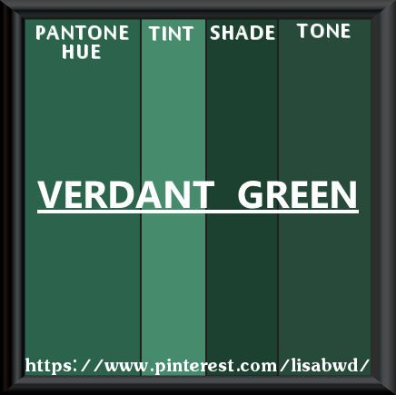 PANTONE SEASONAL COLOR SWATCH VERDANT GREEN Pantone Green Colors, Color Vocabulary, Pantone Green, Verdant Green, Green Inspiration, Deep Autumn, Pantone Colors, Colour Combos, Branding Ideas