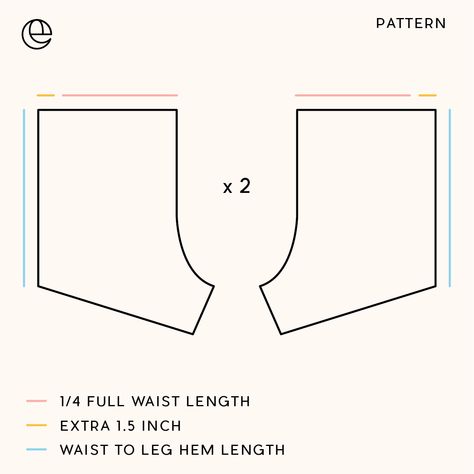 DIY: Easy High Waisted Corduroy Shorts — The Essentials Club // Creative DIY Hub Couture, Shorts Pattern Sewing, Sewing Patterns Free Beginner, Shorts Pattern Free, Trash To Couture, Sewing Shorts, Shorts Pattern, Diy Shorts, Sewing Elastic