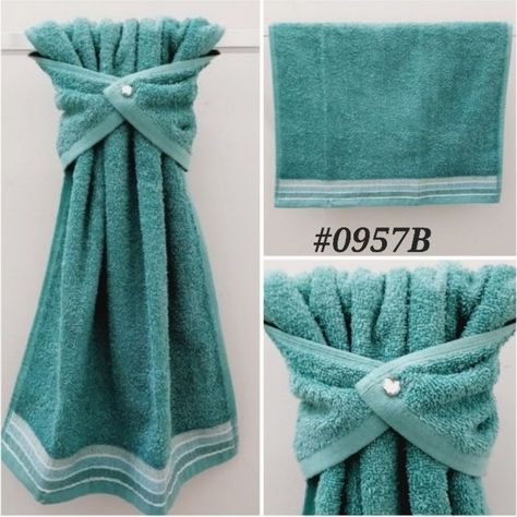 Get3/$39+Free Shipthis Symbol Only. Filter On 'Home' Category To See Available Listings. Must Place 3 Towels In Bundle To Receive Discount & Free Shipping Offer. (No Other Discounts Or Free Gifts Apply.) *Ship Same/Next Business Day One Hanging Snap Towel *Kitchen/Bathroom *Cotton *1626 Juniper Oil/Teal Green (Message Seller Snap Choice) This Is My Own Unique Design Of A More Modern Take On A Hand Towel That Can Be Hung Over A Bathroom Towel Rack Or Oven Handle & Snapped To Keep It From Falling Decorative Towels In Bathroom Display, Bathroom Decorative Towels, Towel Hanging Ideas, Christmas Wine Glass Candle Holder, Bathroom Towels Display, Pink Bedspread, Kitchen Towels Crafts, Washcloth Crafts, Juniper Oil
