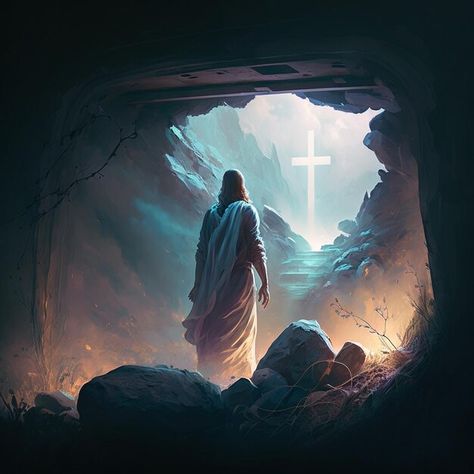 Jesus Christ Resurrection, Christian Photography, Jesus Background, Biblical Artwork, Church Branding, Religious Photos, Jesus Is Risen, Bible Verse Background, Jesus Christ Painting