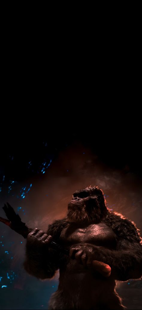 Godzilla vs Kong Kong Wallpaper Hd 4k, Godzilla Vs Kong Wallpaper, King Kong Wallpaper, Godzilla Pfp, Kong Wallpaper, King Kong Skull Island, Kong Art, Godzilla X Kong, Monster Verse