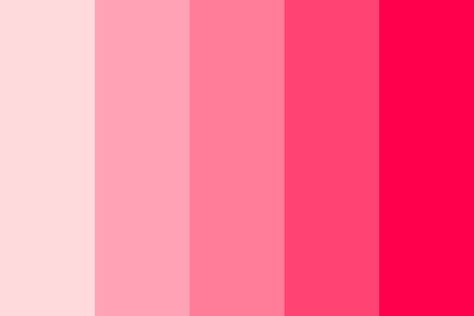 Candy Red color palette Red Branding, Desi Design, Azalea Color, Peach Color Palettes, Colour Shades, Pink Color Schemes, Red Colour Palette, Pink Palette, Mood Colors