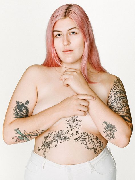 The New Age of Tattoos Is All About Self-Love Thigh Tattoos Women Plus Size, Tattooed Plus Size Women, Plus Size Tattoos, Breastfeeding Tattoo, Stomach Tattoos Women, Tattoo Process, Self Love Tattoo, Hip Tattoos Women, Stomach Tattoos