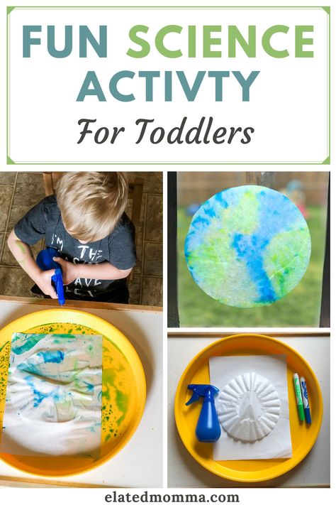 A fun science activity for toddlers that is educational and exciting! Your child will love this quick and easy activity that helps with fine motor skills and is a great child led art project.  #scienceactivity #toddleractivity #playbasedlearning Montessori, Science Activity For Toddlers, Montessori Science Activities, Child Led Activities, Kindergarten Science Experiments, Science Activities For Toddlers, Planets Activities, Kids Sensory Activities, Solar System Activities