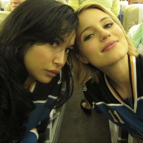 Naya Rivera, Diana Agron, Dianna Agron, Glee, Bts