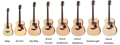 Taylor Guitars Categorized by Shape Guitar Shapes, Guitar Aesthetic, Guitar Strumming, Taylor Guitars Acoustic, Martin Guitars, Martin Acoustic Guitar, Taylor Guitars, Taylor Guitar, Guitar Hanger