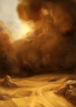 Carbonisation Technique | Naruto Fanon Wiki | Fandom Arte Zombie, Desert Aesthetic, Dark Sun, Dune Art, Landscape Concept, Fantasy Places, المملكة العربية السعودية, Environment Concept, Arte Fantasy