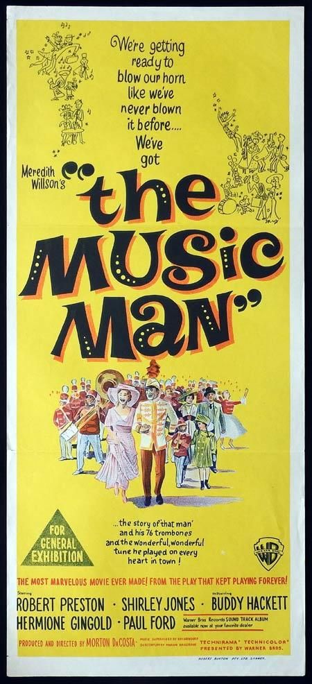 The Music Man Aesthetic, The Music Man Movie, The Music Man Broadway, Musical Theatre Broadway, The Music Man, Shirley Jones, Music Man, Man Movies, Warner Brothers