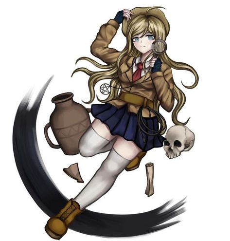 Danganronpa Talent Ideas, Danganronpa Fanmade Characters, Danganronpa Ocs, Danganronpa Oc, Danganronpa Junko, Ex Girl, Characters Inspiration Drawing, Super Danganronpa, Splash Art