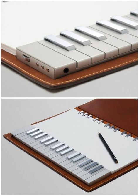 Music Design Ideas, Gadget Elettronici, Keyboard Noten, Music Gift Ideas, Musical Gifts, Write Music, Teknologi Futuristik, Yamaha Keyboard, Music Notebook