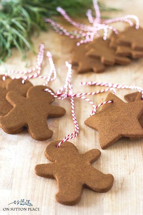 Cinnamon And Applesauce Ornaments Recipe, Cinnamon Ornament Recipe, Cinnamon Applesauce Ornaments, Cinnamon Applesauce, Diy Cinnamon, Cinnamon Ornaments, Clay Christmas Decorations, Christmas Smell, December 01