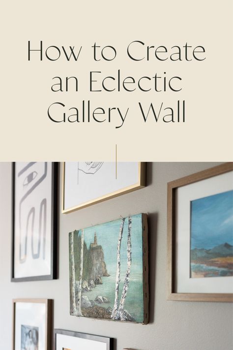 Mismatched Frames Gallery Wall, Gallery Wall Patterns, Gallery Wall Ideas Funky, Gallery Wall Placement Ideas, Mixed Style Gallery Wall, Picture Wall Mixed Frames, Eclectic Gallery Wall Staircase, How To Arrange Gallery Wall, Eclectic Family Photo Gallery Wall