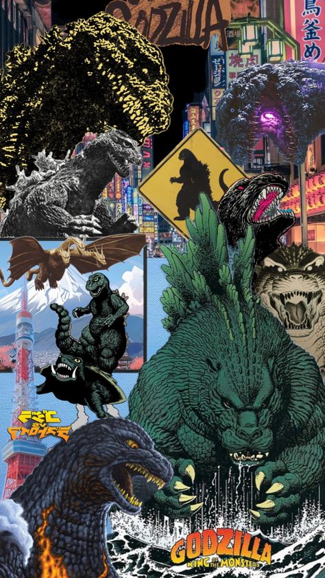 All Out Anime, Simplistic Wallpaper, Kong Godzilla, Godzilla Comics, Godzilla Wallpaper, Kaiju Art, Rawr Xd, Horror Monsters, Kaiju Monsters