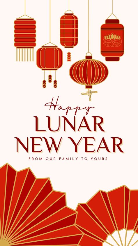 Happy Lunar New Year 2023, Lunar New Year Greetings, Cny Greetings, Lunar New Year 2023, New Year Card Design, Chinese New Year Poster, Birthday Wishes With Name, Greeting Poster, Chinese New Year Card