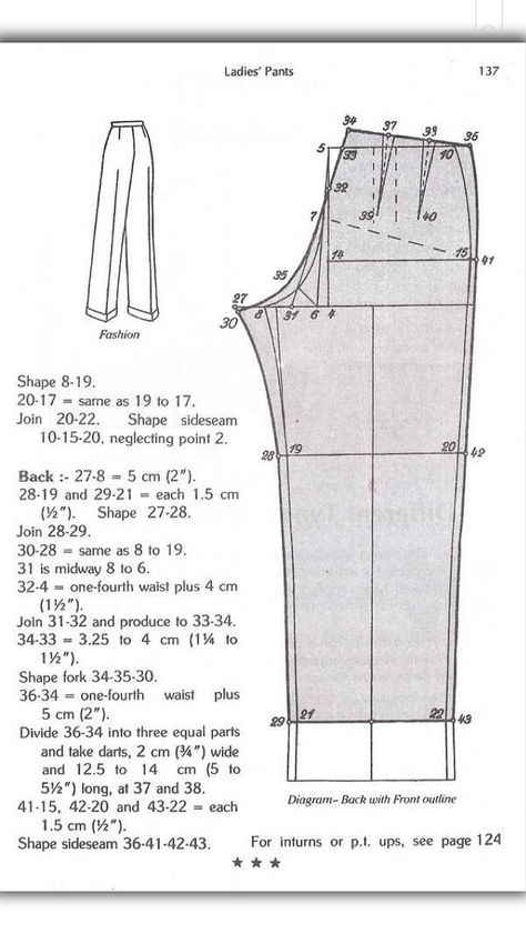 Fashion Sketches For Beginners, Sketches For Beginners, Pattern Drafting Tutorials, Beginners Sewing, Trousers Pattern, Sewing Measurements, Beginner Sewing Patterns, Sewing Pants, Fashion Sewing Tutorials