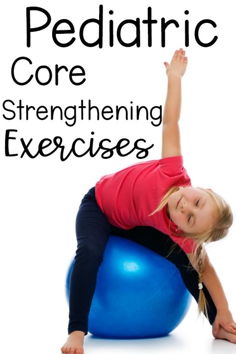Strength And Flexibility Workout, Pediatric Pelvic Floor Exercises, Pediatric Pt Ideas, Kids Fitness Games, Pediatric Physical Therapy Activities, Pink Oatmeal, Occupational Therapy Kids, Pediatric Physical Therapy, Core Strengthening