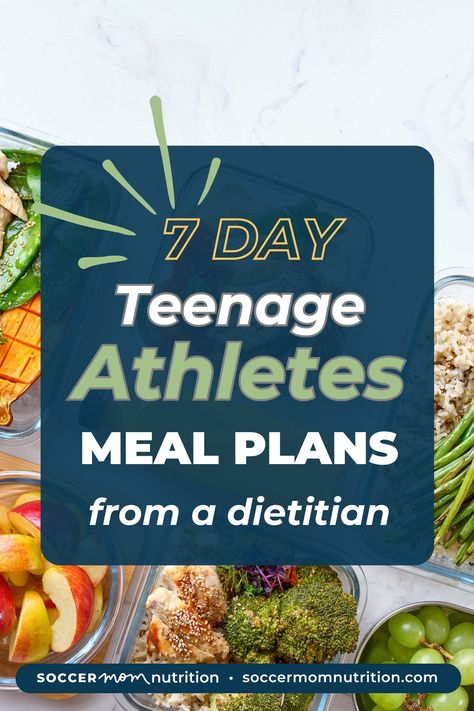 Teenage athletes live busy lives, often balancing school, training and social activities. Having ideas for a meal plan for a teenage athlete can help you maintain a consistent and nutritious diet.This is crucial for your energy levels, growth and overall well-being. Teenage Athlete Meal Plan, Basketball Diet Plan, Easy Eating Plan, Athletic Diet Plan, Snacks For Teenage Athletes, High School Football Meal Plan, Meal Prep For Athletes Clean Eating, Gymnast Meal Plan, Meals To Eat Before Sports