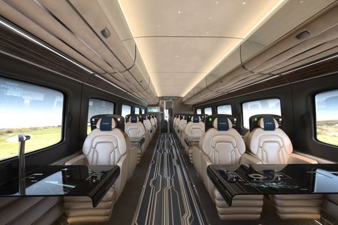 HRE very high speed FirstClass (1) Luxury Bus Interior, Train Interior, Bus Interior, Luxury Van, Luxury Bus, Luxury Car Interior, Bullet Train, Luxury Train, Fotografi Vintage