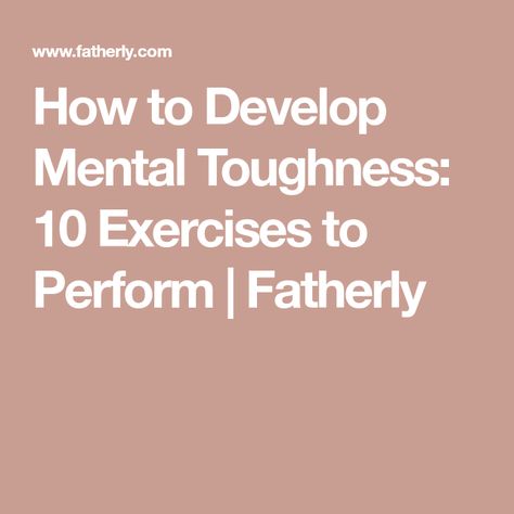 How To Build Mental Strength, Mental Strength Exercises, Mental Toughness Challenge, Building Mental Strength, Baseball Mental Toughness, Mental Toughness Training Sports, How To Become Mentally Tough, Softball Mental Toughness, Mental Toughness For Young Athletes