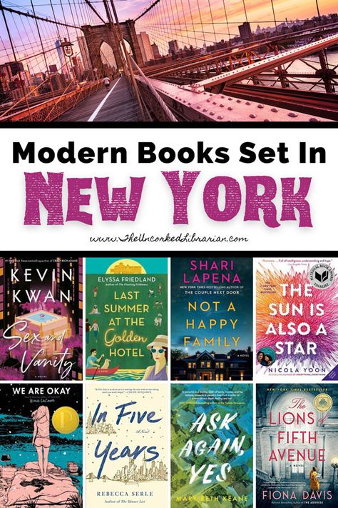 Uncover the best books set in New York City for adults and teens to take you there. Find New York novels in historical fiction, contemporary fiction, mysteries, and thrillers. Book Club Recommendations, The Couple Next Door, Teen Novels, Golden Family, Contemporary Books, Modern Books, Contemporary Fiction, Novels To Read, The Best Books