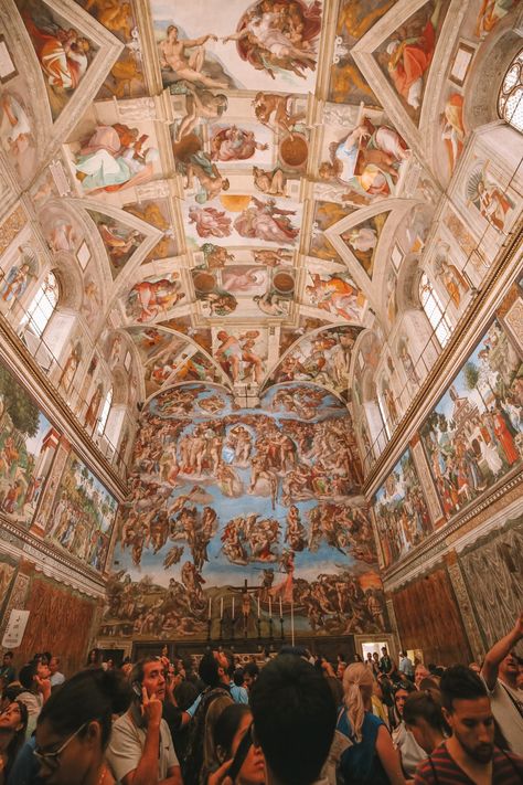 Rome Sistine Chapel, Sistine Chapel Aesthetic, Sixteen Chapel, Vatican Italy, Italy Vatican, The Sistine Chapel, Official Residence, Rome City, Ange Demon