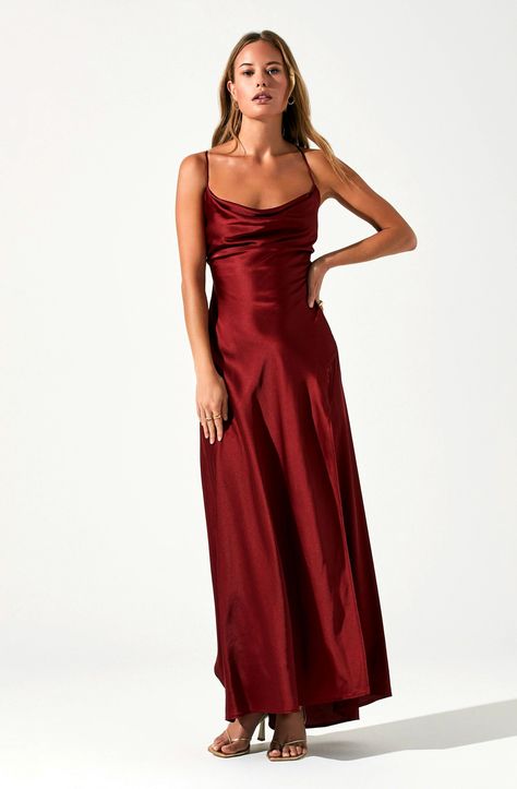 Princess Wedding Dresses for Your Fairytale Moment Couture, Haute Couture, Rust Colored Prom Dress, Burgundy Bridesmaid Dresses Satin, Satin Maxi Dress With Sleeves, Plunge Prom Dress, Silk Burgundy Dress, Dark Orange Prom Dress, Wine Colored Bridesmaid Dresses