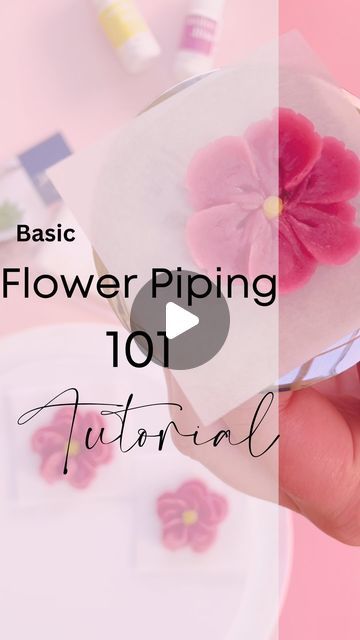 Icing Flowers Tutorial Easy, Buttercream Consistency For Flowers, Petal Cake Tutorial, Making Buttercream Flowers, Cake Decorating Flowers Easy, Leaf Tip Cake Decorating, Rose Tip Cake Decorating, How To Make Flowers Out Of Frosting, Flower Petal Piping Tips