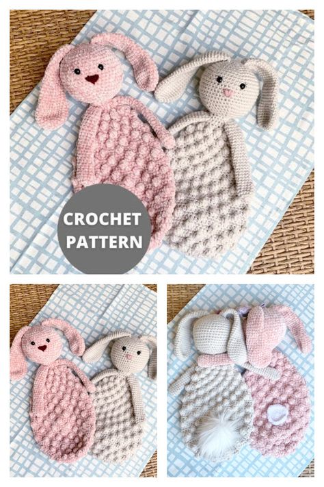 Lovey Blanket Bunny Free Crochet Patterns - DIY Magazine Puppy Dog Lovey Free Crochet Pattern, Free Crochet Patterns Bernat Blanket Yarn, Lovey Pattern Free Crochet, Blanket Buddy Crochet Pattern Free, Free Crochet Patterns Lovey, Bunny Blanket Buddy Free Pattern, Crochet Giraffe Lovey Free Pattern, Crochet Snuggle Bunny Free Pattern, Crochet Bunny Lovey Free Pattern Easy