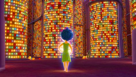 Pixar Post - For The Latest Pixar News: Get a Sneak Peek at Some ... Joy Inside Out, Movie Inside Out, Movie Cakes, Disney Inside Out, Foto Disney, Pixar Films, Movie Shots, Finding Dory, Animation Movie