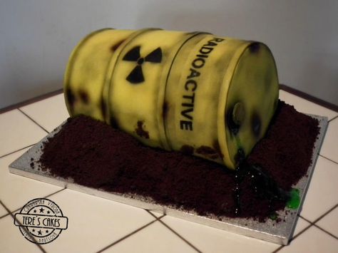 Radioactive - Cake by Tere's Cakes - Tereza Bartlová Radioactive Party, 10 Birthday, Branding Board, Boys Birthday, 10th Birthday, Birthday Cake Toppers, Holiday Celebration, Cake Ideas, Type 3