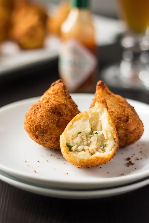 Coxinhas (Brazilian Chicken Croquettes) - Olivia's Cuisine Coxinha Recipe, Brazilian Food Recipes, Brazilian Snacks, Chicken Croquettes Recipe, Brazilian Chicken, Brazillian Food, Brazil Food, Chicken Croquettes, Croquettes Recipe