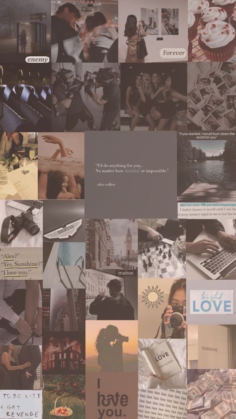 Twisted Love Series, Twisted Love Aesthetic, Aesthetic Collage Wallpaper, Twisted Love, Love Series, Collage Wallpaper, Love Aesthetic, Aesthetic Collage, Love Wallpaper