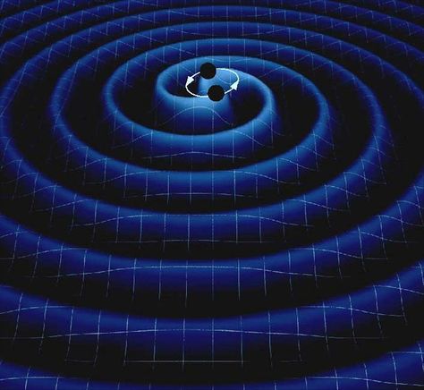 Gravitational waves Quantum Mechanics, Laws Of The Universe, Gravitational Waves, Quantum Computer, Space Pictures, Quantum Physics, Space Time, Dark Matter, To Infinity And Beyond