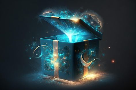 A box that says'magic'on it | Premium Photo #Freepik #photo #mystery-box #mystery-gift #gift-package #gift-box Mystery Box Design, Fry Potatoes, Prize Gifts, Comic Design, Mystery Boxes, Magic Box, Gift Package, Mystery Box, Treasure Boxes