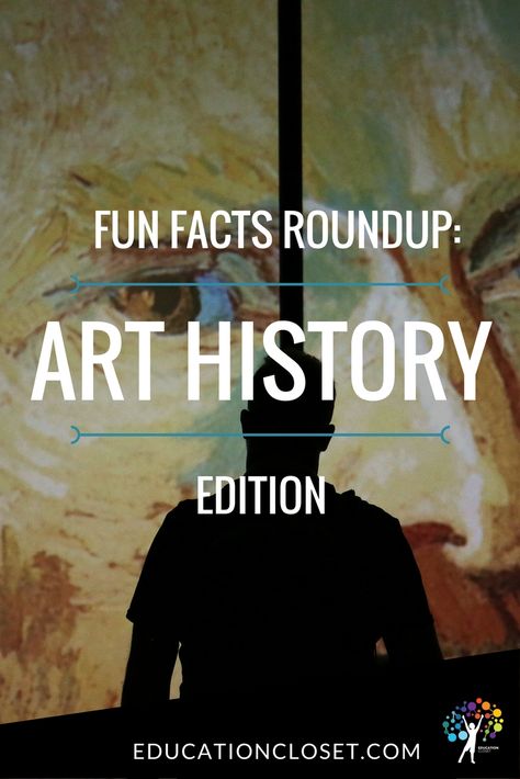 Art History Activities, Art Facts, Teachers Toolbox, Fun Facts For Kids, Steam Education, History Facts Interesting, Arts Integration, History For Kids, Facts For Kids