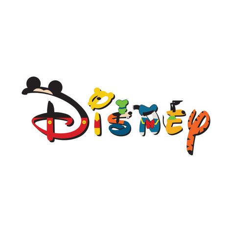 Disney Prints For Shirts, Disney Tshirt Designs, Disney Logo Art, Disney Designs For Shirts, Disney Sublimation Designs, Letras Disney, Minnie Silhouette, Kids Disney Outfits, Logo Disney