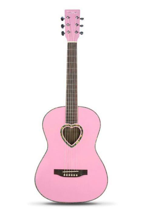 Pink  Heart Guitar Taylor Swift Pink Guitar, Taylor Swift Guitar Pick, Pink Gutair, Pastel Guitar, Pink Acoustic Guitar, Taylor Sift, Bolo Taylor Swift, Heart Guitar, Taylor Swift Guitar