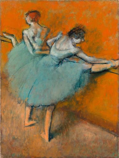 Dancers at the Barre Degas Drawings, Degas Ballerina, Degas Dancers, Edgar Degas Art, Modern Parisian, Giuseppe Arcimboldo, Ballet Painting, Degas Paintings, Édouard Manet