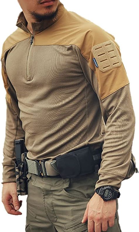 Tactical Shirts Men, Tactical T Shirts, Label Shirt, Tactical Shirt, Combat Pants, Tactical Clothing, Plain Outfits, Training Gear, Functional Fashion