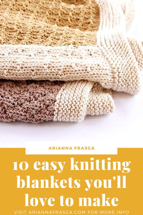 Bulky Blanket Knitting Pattern, Free Knit Lapghan Patterns, Afghan Knitting Patterns Free Easy, Throw Knitting Pattern Free, Simple Blanket Knitting Pattern, Blankets To Knit, Knitted Projects For Beginners, Knit Lapghans Free Patterns, Beginner Knitted Blanket